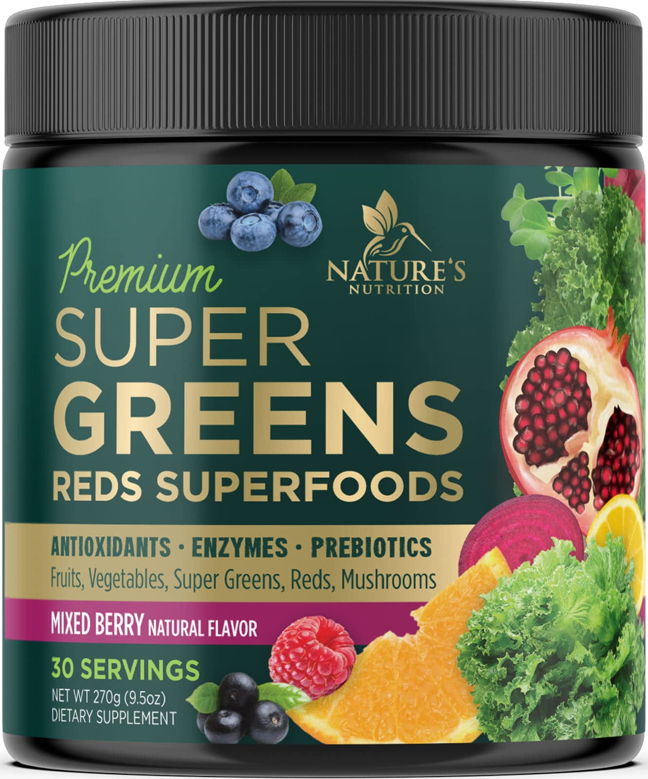 Super Greens Powder Smoothie Mix Super Green Blend Supports Energy