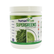 Super Greens by Human Vitae Brand Natural Juice Powder Blend Powerful Supplement Mix