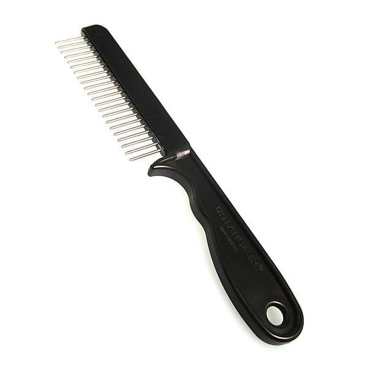 Super Groom Pet Comb with silky smooth rotating teeth clears matted hair with ease