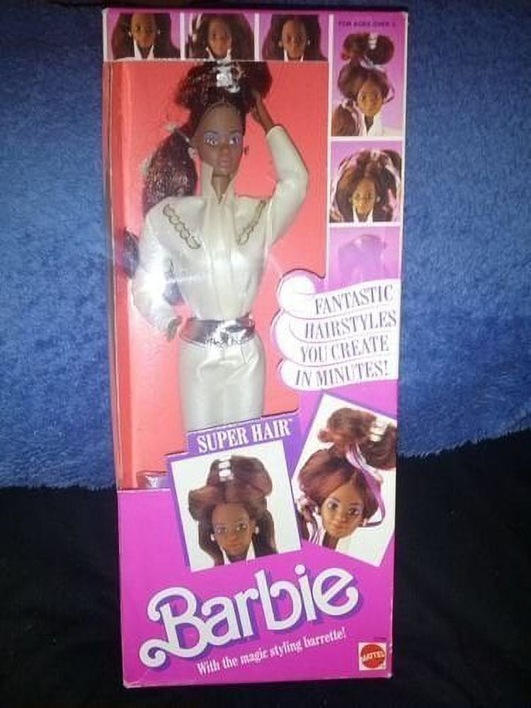 Poupée barbie super hair 1986, neuve en boite - Jeux & Jouets