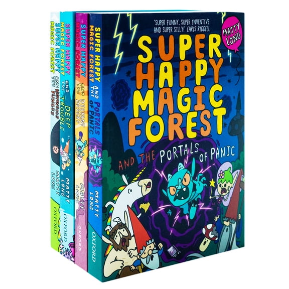 Super Happy Magic Forest Series by Matty Long 4 Books Set - Ages 6+ - Paperback