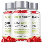 Super Health Keto Gummies, Super Health Keto ACV Gummies for Weight Management, Advanced Formula 3 Bottles