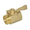 Super Heavy Duty 3/4 Inch Brass Water Shut Off Valve Garden Hose