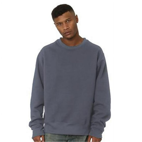 Super Heavy Ovesized Crewneck Sweatshirt, Navy - Extra Large