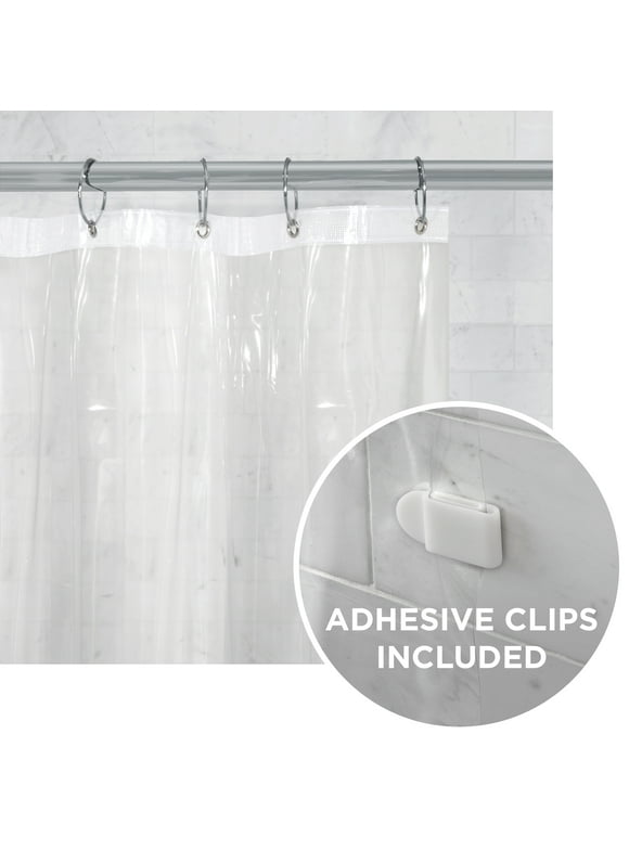 Clear Shower Curtains in Shower Curtains