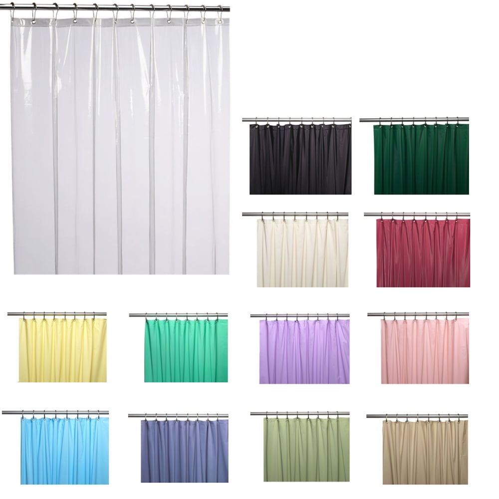 Super Heavyweight Premium 10Gauge Shower Liner or Curtain with