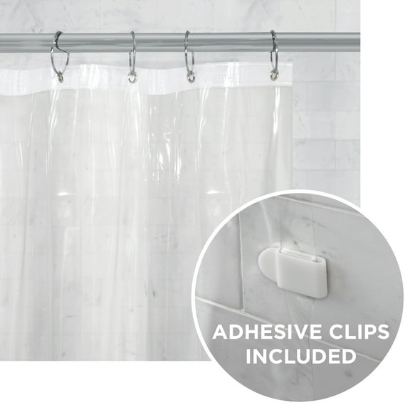 Super Heavyweight Waterproof PEVA Shower Liner, Clear - Better Homes & Gardens