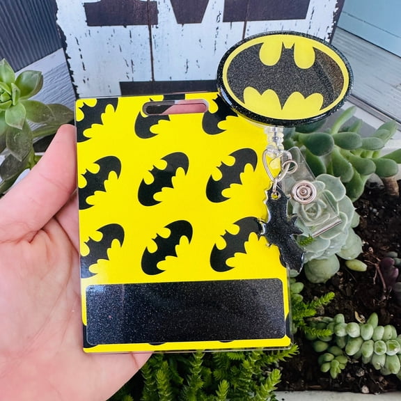 Super Hero Badge Buddy with Matching Badge Reel