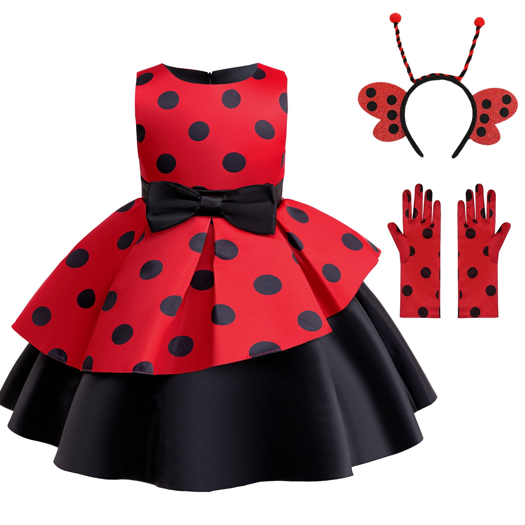 Super Hero Bug Dress for Girls with Accessories SIZE 4T Halloween