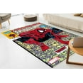thumbnail image 1 of Super Hero Rug, Cartoon Rug, Boyroom Rug, Children Rugs, Gift For Him, Gift For Her, Machine Washable Rug, Bedroom Rug, Pattern Rug, 2.6'x9.2' - 80x280 cm, 1 of 8