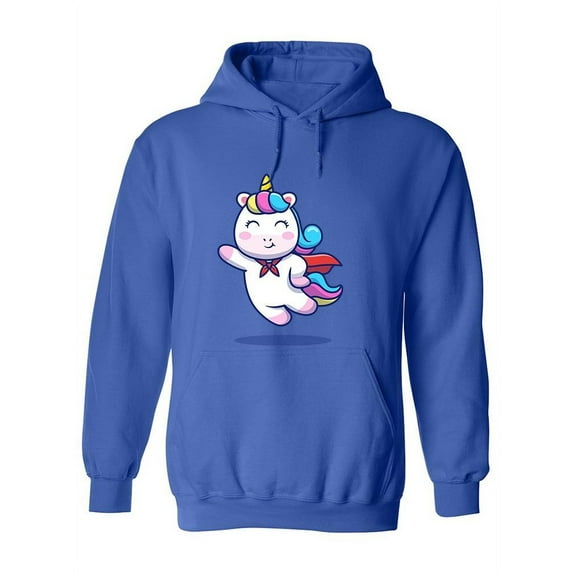 Super Hero Unicorn Hoodie Women -Image by Shutterstock, Female x-Large