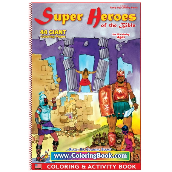 Super Heroes of the Bible Really Big Coloring Book