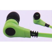 Super High Clarity 3.5mm Stereo Earbuds/ Headphone for Lenovo P2, ZUK Z1, K8 Note, K8 Plus, A6000, K6, A Plus, YOGA Tab 3 Plus Green - w/ Mic & Volume Control + MND Stylus