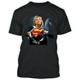 thumbnail image 1 of Super Hillary Clinton Print T-shirt Make America Great Mens Tee Color Black Small, 1 of 2