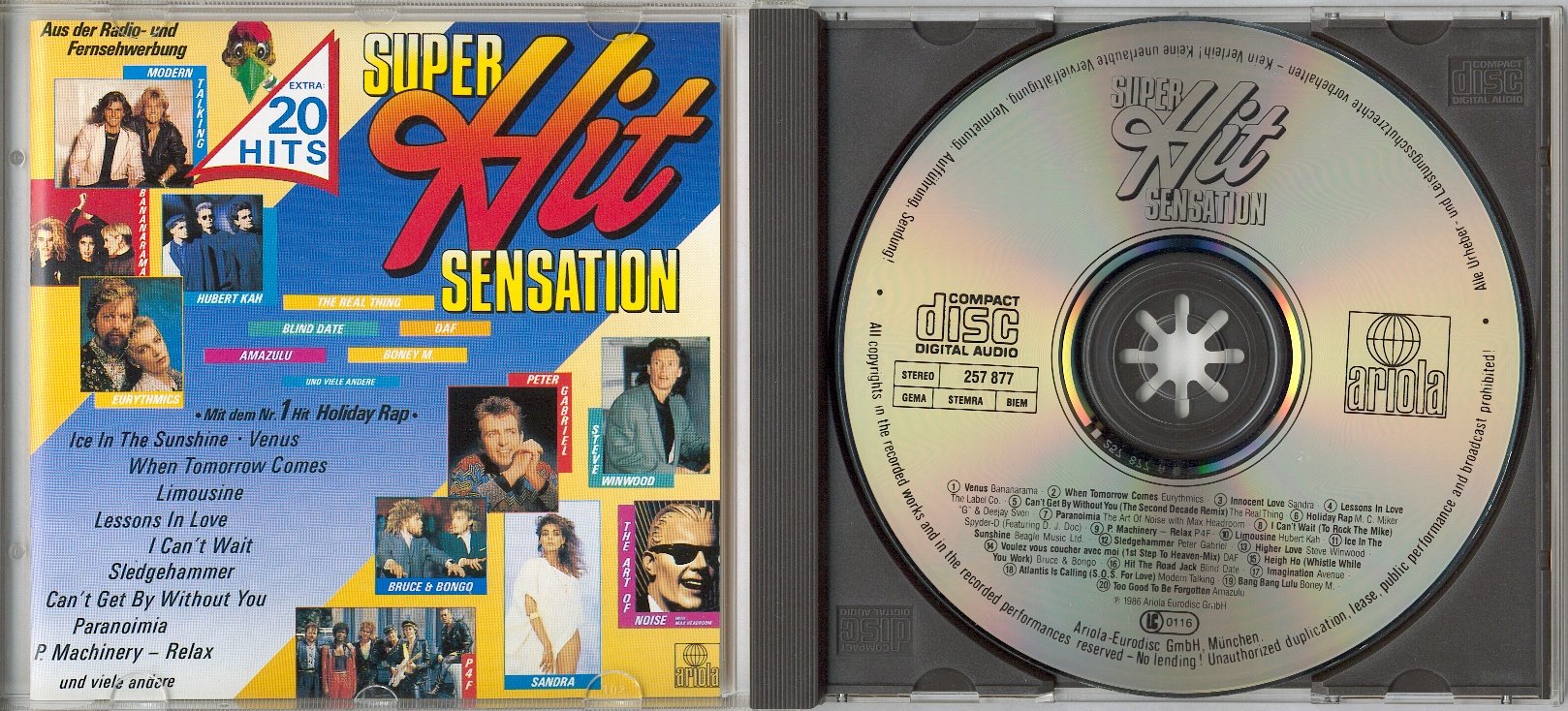 Super Hit Sensation (1986) (CD) - Walmart.com