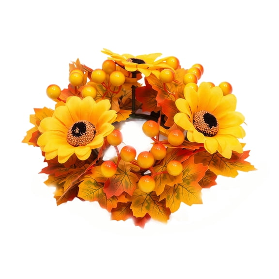 Super Holiday Fall Decor, 12" Artificial Orange Pumpkin Berry Maple Tree Halloween Thanksgiving Table Centerpieces Decorations, for Home Farmhouse Autumn Harvest Holiday Party Decor