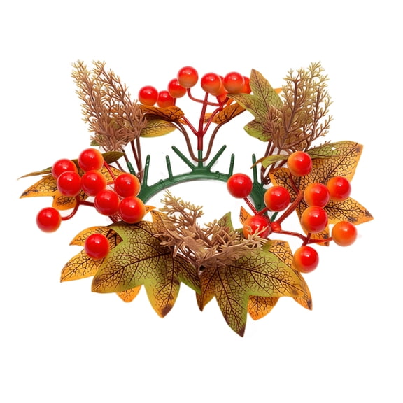 Super Holiday Fall Decor, 12" Artificial Orange Pumpkin Berry Maple Tree Halloween Thanksgiving Table Centerpieces Decorations, for Home Farmhouse Autumn Harvest Holiday Party Decor