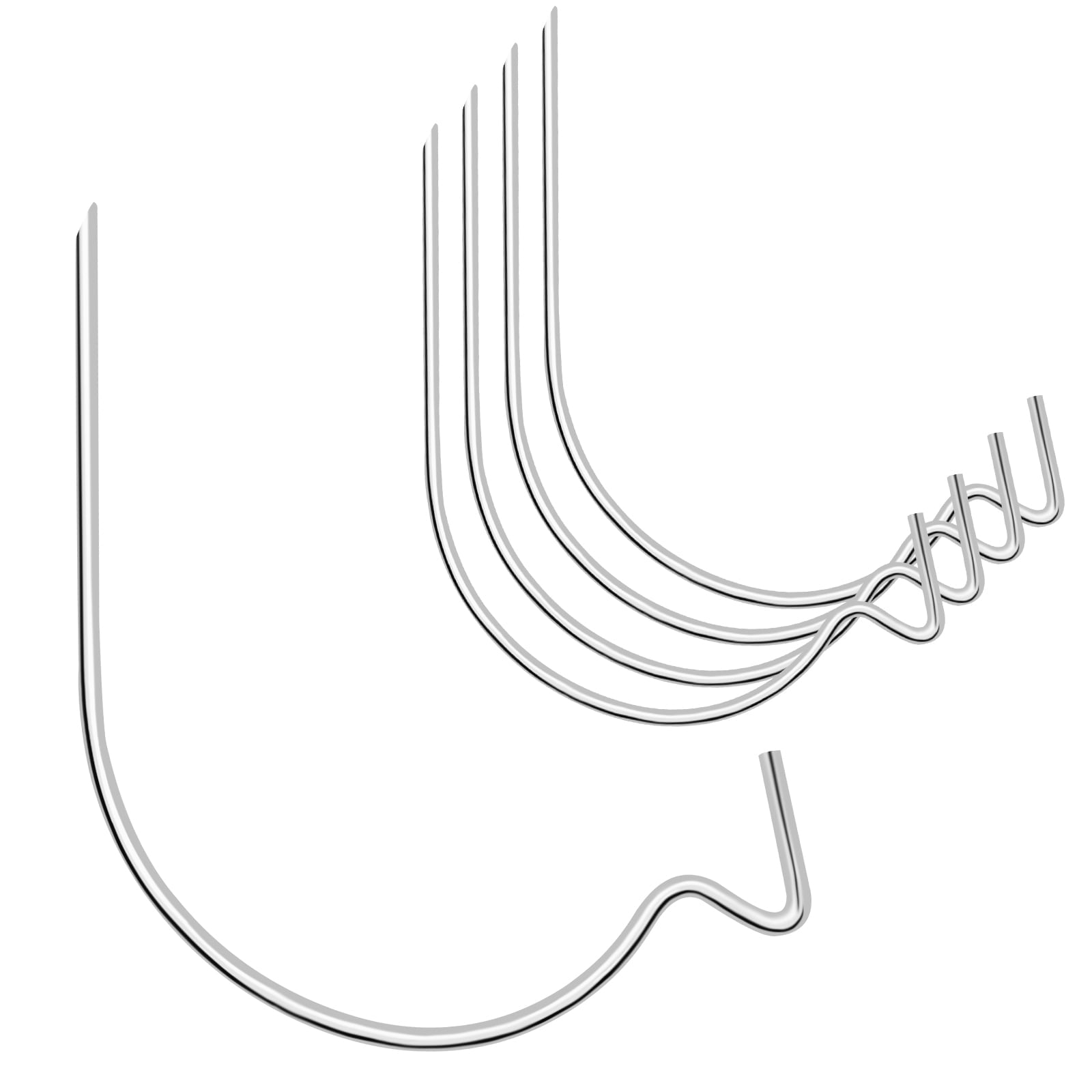 FURHUA 20-Piece Carbon Steel Picture Hanger,Hanging, Drywall,picture hooks,150 lb Maximum Load, Silver Finish