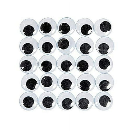 Super Huge Black Googly Eyes - 100, Craft Supplies, Wiggle Eyes, Bulk Craft Accessories, 100 Pieces, Black/White