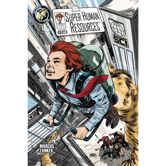 Super Human Resources #1 Cvr B Hardman (Cvr B Hardman) Action Lab Entertainment Comic Book