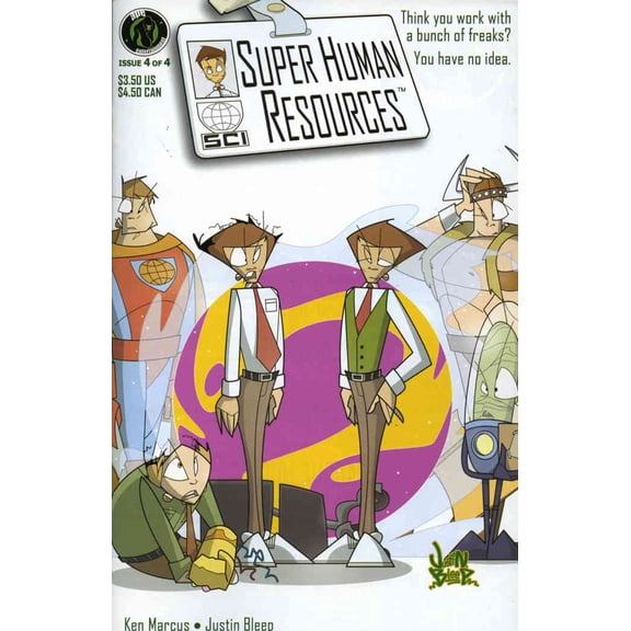 Super Human Resources #4 VF ; Ape Entertainment Comic Book