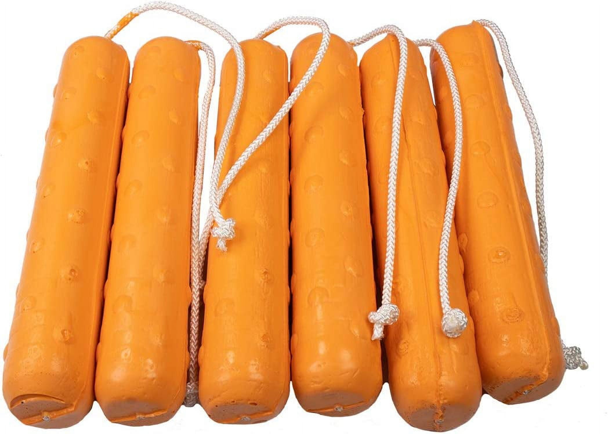 Super Hunting Dog Training Dummy 2 Inch (6 PACK, Orange)
