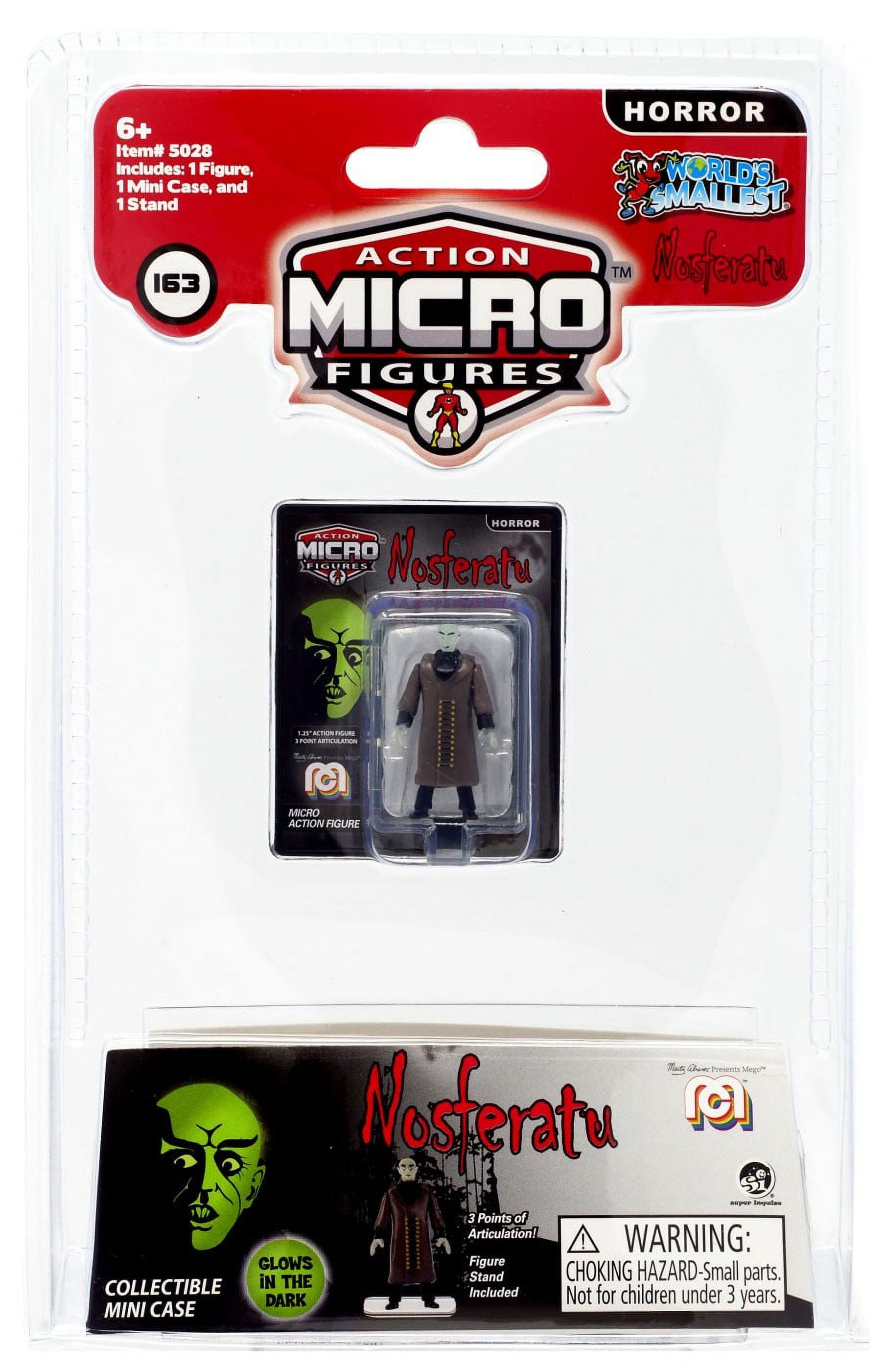 Super Impulse Mego Horror Micro Action Figure, Nosferatu, 1.25