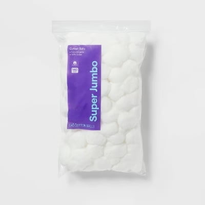 Super Jumbo Cotton Balls - 140ct