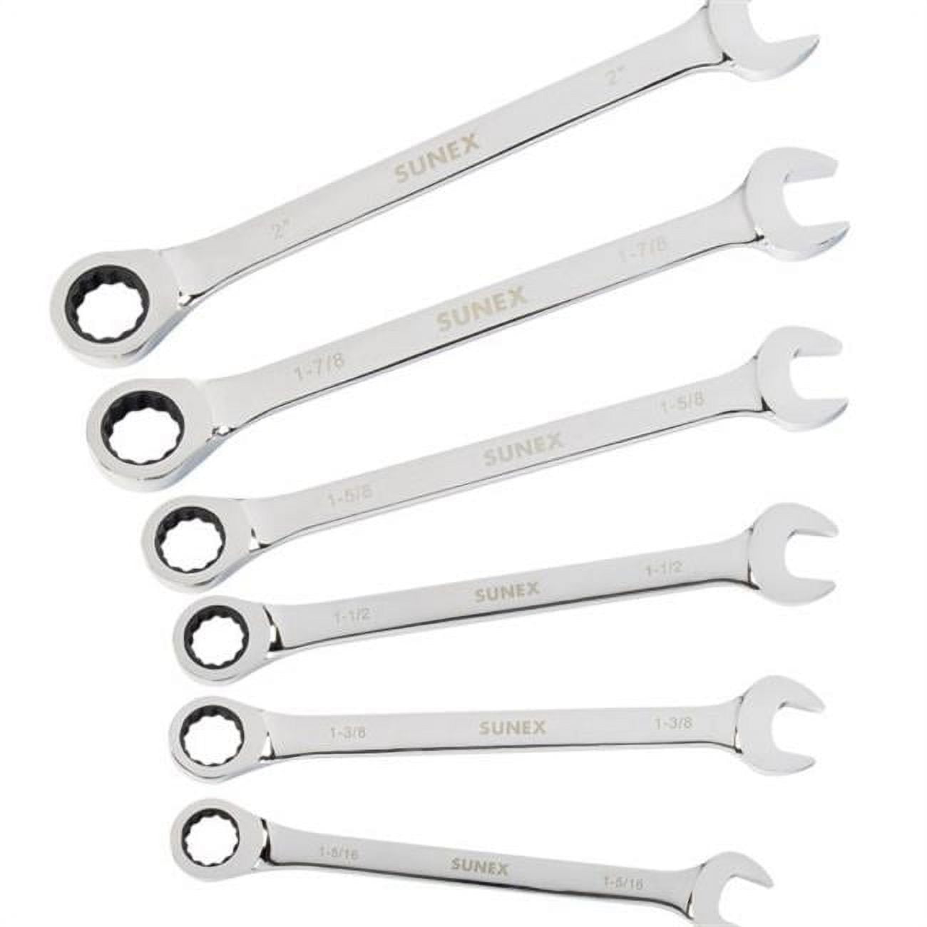 Super Jumbo Ratcheting Wrench Set, Pieces 6