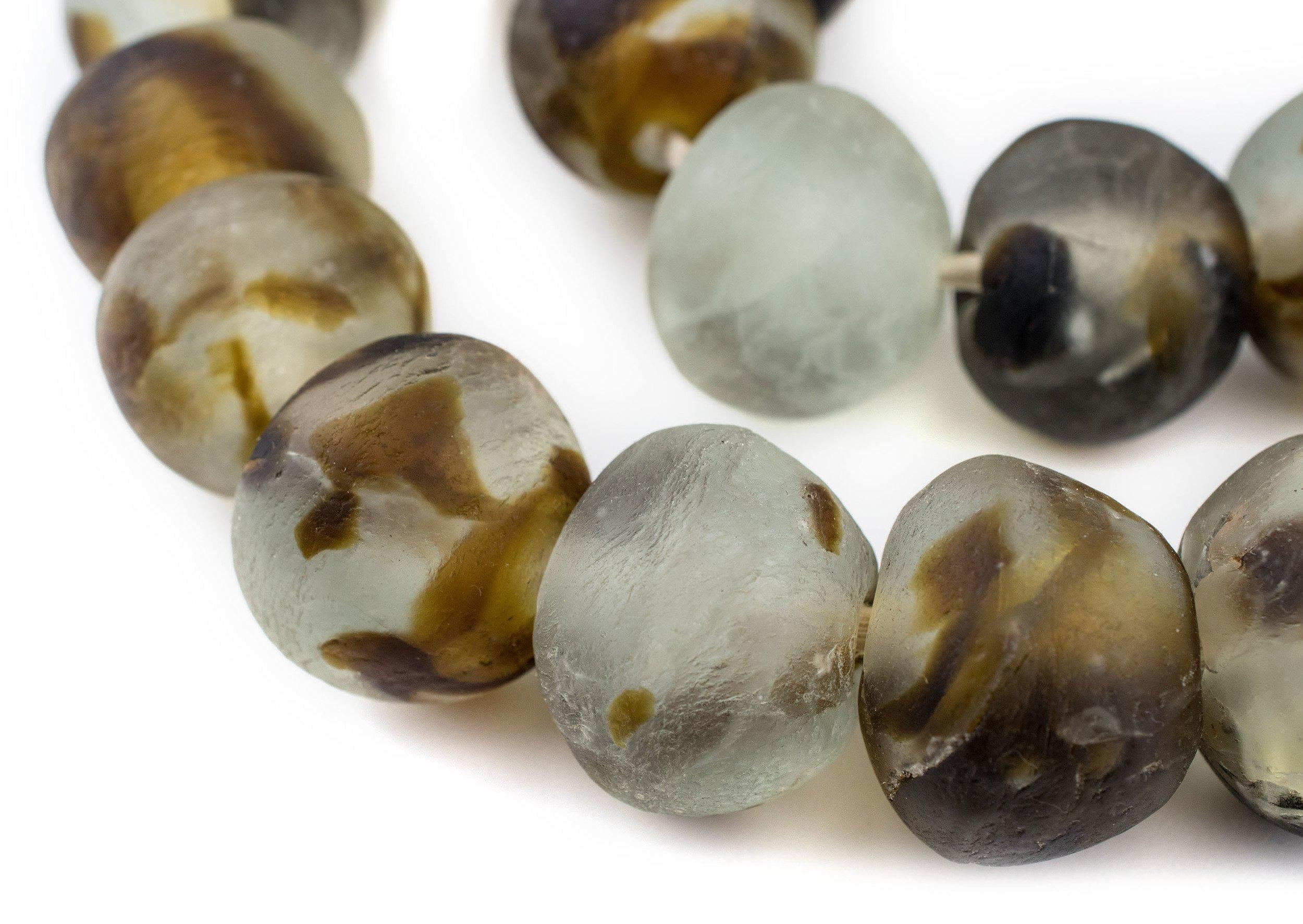 Super Jumbo Recycled Glass Beads Beaded Wall Hangings Extra Large