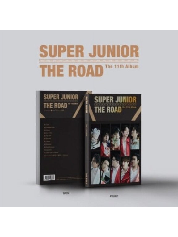 Super Junior - The Road - incl. 224pg Photobook, Photo Cover, Postcard + Photocard - CD