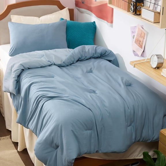 Super King Comforter Set, Reversible Prewashed Comforter, All Season Bedding Comforter, OEKO-TEX Certified, Machine Washable