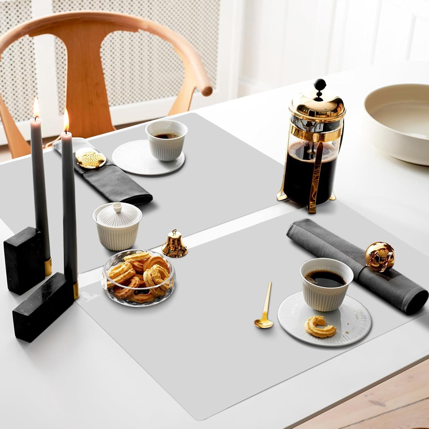 Super Kitchen Extra Large Multipurpose Silicone Nonstick Baking Mat, Pastry Mat, Heat Resistant Nonskid Table Mat, Countertop Protector