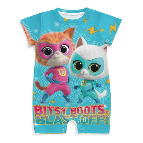 Super Kitti-e Toddler Baby Boy Girls Clothes Romper Newborn Jumpsuit