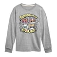 thumbnail image 1 of Super Kitties - Doodle - Youth Boys Long Sleeve Graphic T-Shirt, 1 of 4