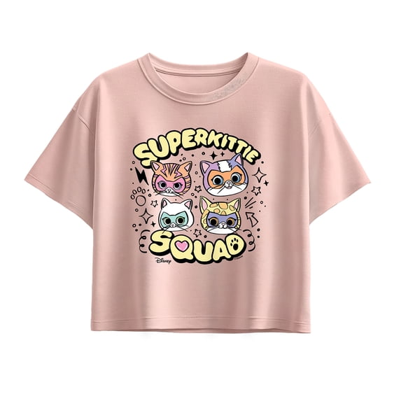 Super Kitties - Doodle - Youth Girls Boxy T-Shirt