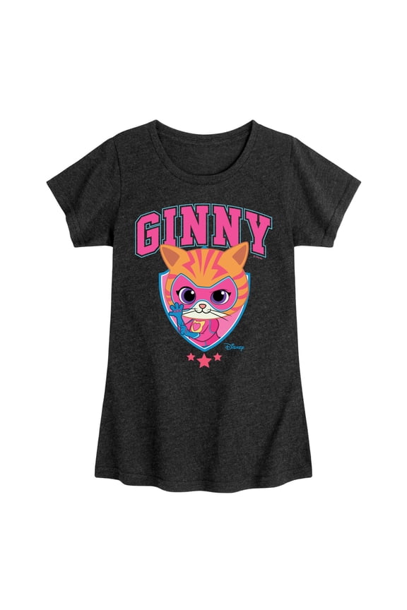 - Ginny - Girls Fitted Short Sleeve Graphic T-Shirt