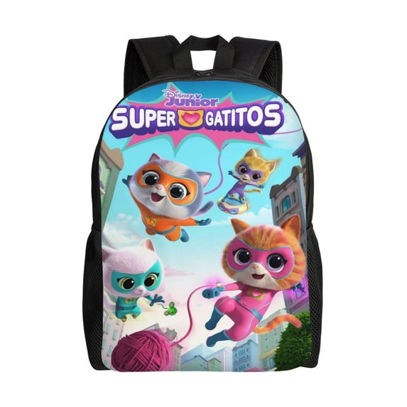 Super Kitties Backpack Bookbag Casual Daypack Travel Backpacks for Work Hiking Camping