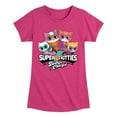 thumbnail image 1 of Super Kitties - Logo Group - Girls Fitted Short Sleeve Graphic T-Shirt, 1 of 4