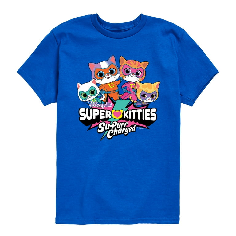 Super Kitties Logo Group Girls Toddler And Youth Short Sleeve