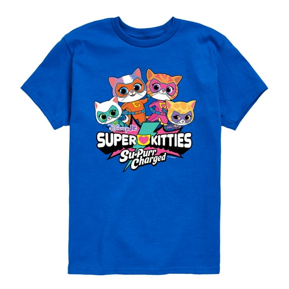 Disney - Super Kitties Group - Toddler and Youth Short Sleeve Graphic T-Shirt