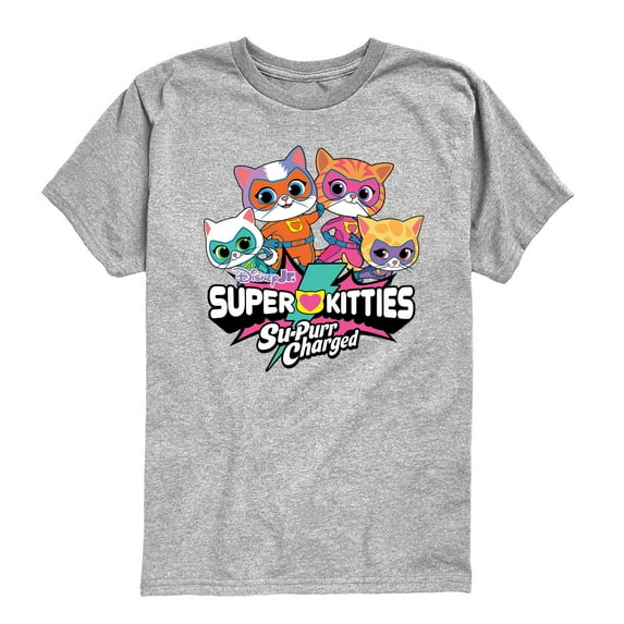 Disney - Super Kitties Group - Toddler and Youth Short Sleeve Graphic T-Shirt