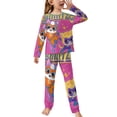 thumbnail image 1 of Super Kitties Long Sleeve Top And Pants 2 Piece Pajama Set, 1 of 8