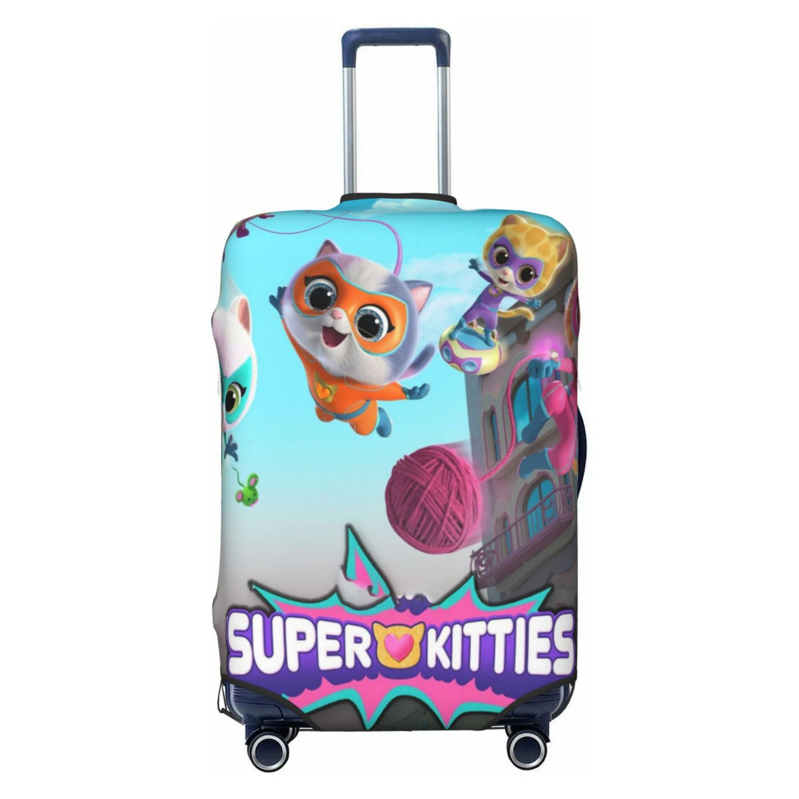 Super Kitti-e Luggage Cover Cartoon Suitcase Covers Elastic