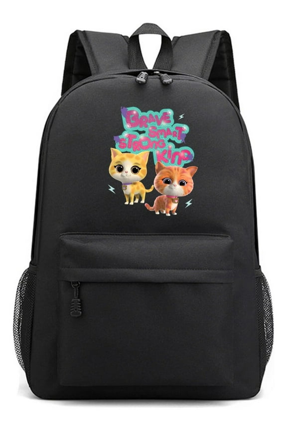 Super Kitties School Backpack – Cartoon Cat Design Bag with Large Capacity – Ideal for Students, Travel Everyday Use