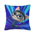 thumbnail image 1 of Super Kitties Throw Pillow Cover Decoration Pillow Case Cushion for Home Sofa Couch 16"x16", 1 of 7