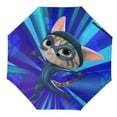 thumbnail image 1 of Super Kitties Travel Essentials Umbrella Windproof Compact Collapsible Light, Automatic, Strong And Portable, Wind Resistant Folding Small Umbrella for Rain, 1 of 8