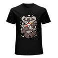 thumbnail image 1 of Super Koala Vintage T-shirt Mens Cotton Classic Crewneck Short Sleeve Tees Unisex Black XL, 1 of 5