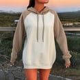 thumbnail image 1 of Super Large Hoodie for Women - Velvet Casual Sports Shirt 2025 Fashion Top Sweater - Winter Apparel, 1 of 8