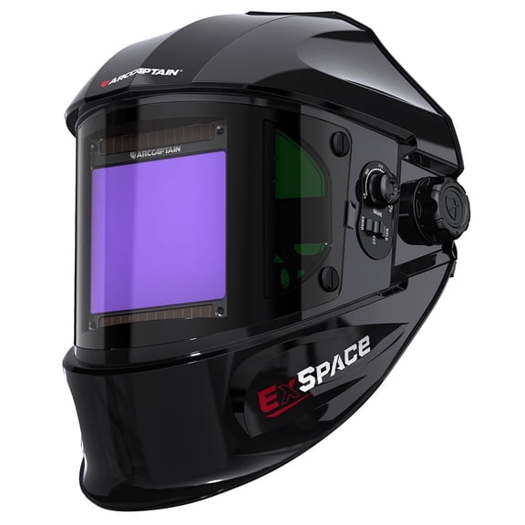ARCCAPTAIN Super Large View Welding Helmet 3.94" x 7.06" True Color Welder Helmet with Side View